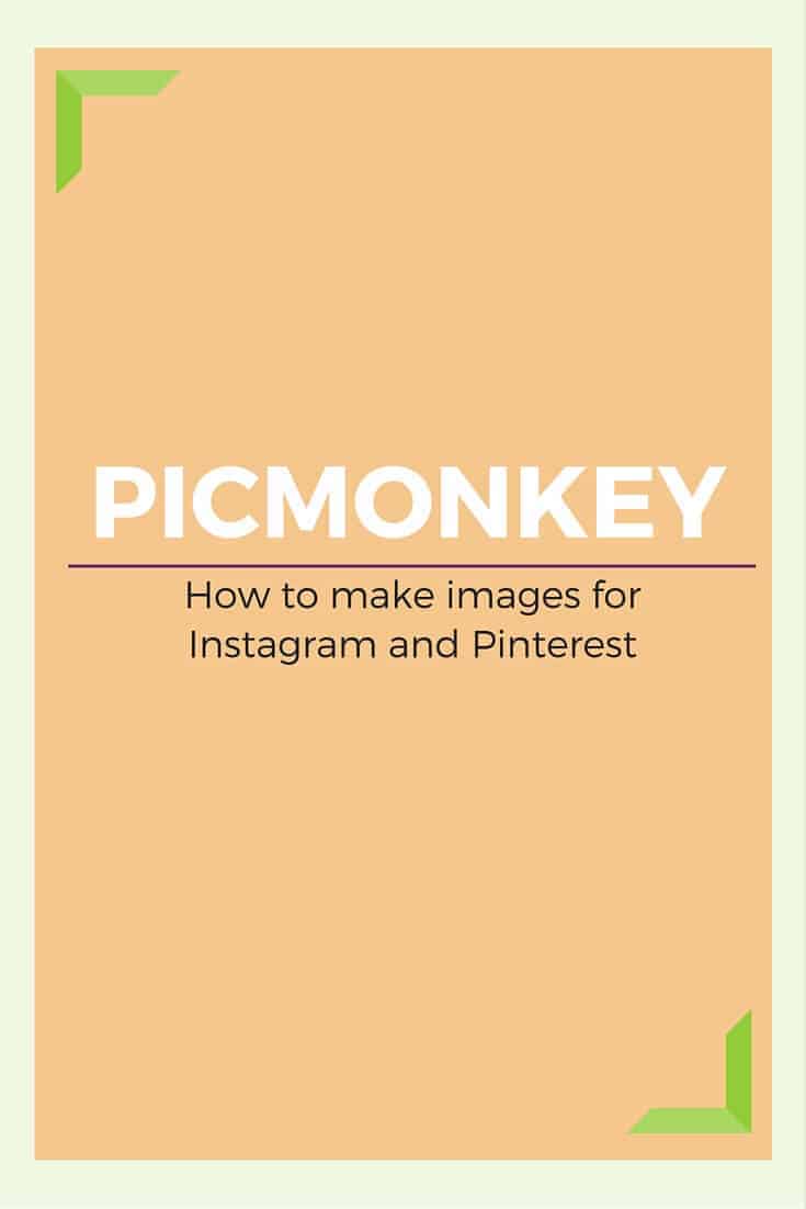 Creating images with PicMonkey for your blog, website, Instagram or shop. Easy to learn and use. Read the tutorial.