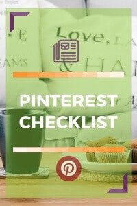 A checklist to help you go through the steps of setting up a great Pinterest account and profile.
