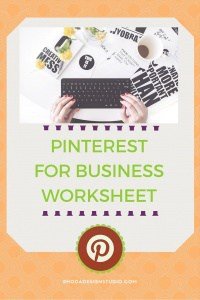 A worksheet for business owners, blog owners, or infopreneurs. If you are on Pinterest this worksheet will help you get started with your profile. Check it out!