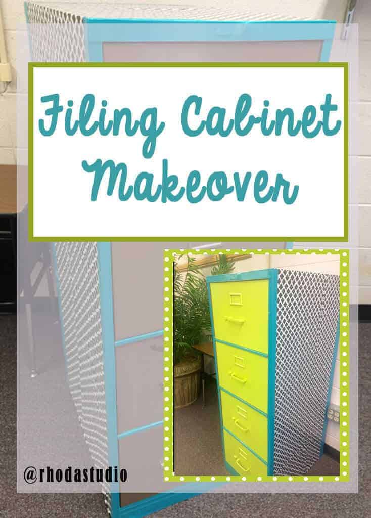 Ugly Filing Cabinet Makeover