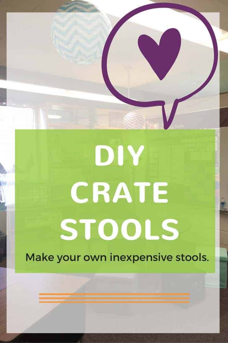 DIY Dairy Crate Stools