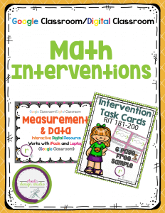 Math Interventions With Google Classroom. Rhoda Design Studio