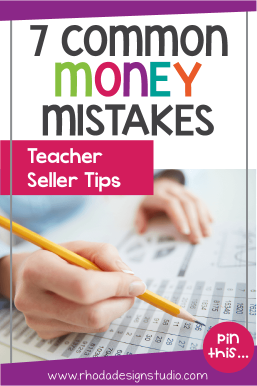 These common bookkeeping mistakes that teacher-authors and teacherpreneurs make can help you learn what you should be doing to keep track of your expenses and earnings. Track your side hustle money so you are ready for tax time!