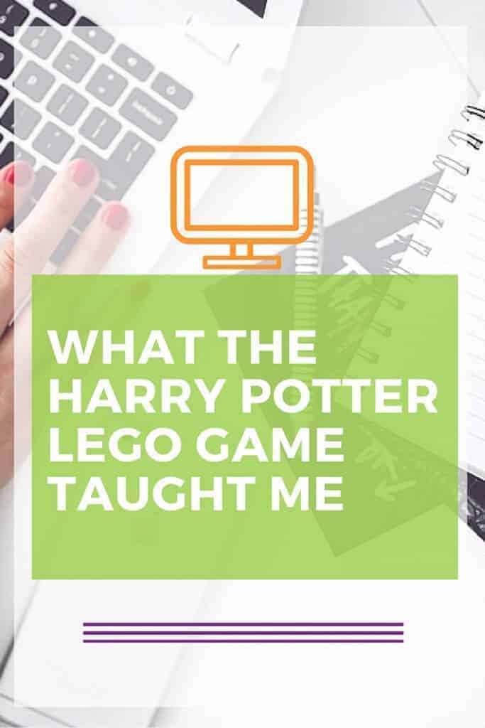 What I learned from the Harry Potter Lego game and playing with my son. Life lessons on the blog.