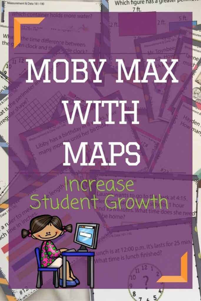 Learn how to use Moby Max with NWEA Maps testing practice to increase student growth. Mobymax math and NWEA reports work together to help you engage students in NWEA prep that is meaningful and fun. #rhodadesignstudio