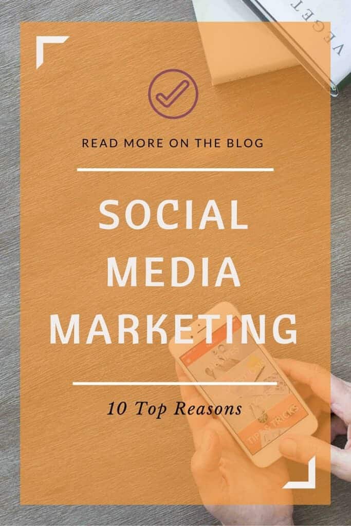 The Top 10 Reasons you need to be marketing your business on social media. Social Media Marketing by Rhoda Design Studio. Click to read more!