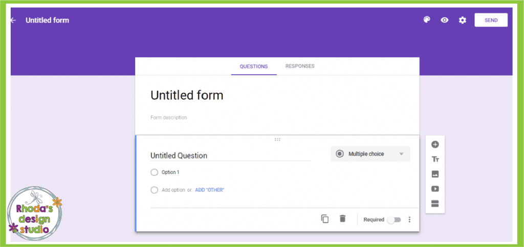 Google Forms in the classroom is a great way for teachers to save time in an elementary classroom. Title your form and create questions.