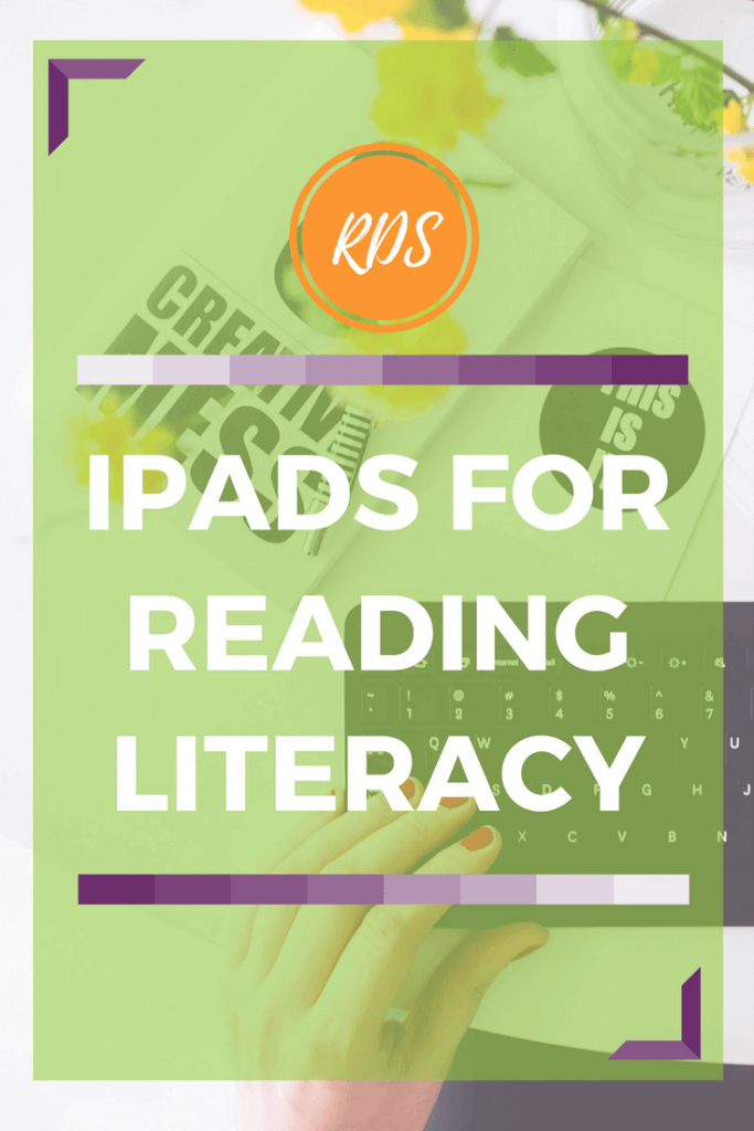 Reading Literacy with iPads. Technology in the classroom. Rhoda Design Studio