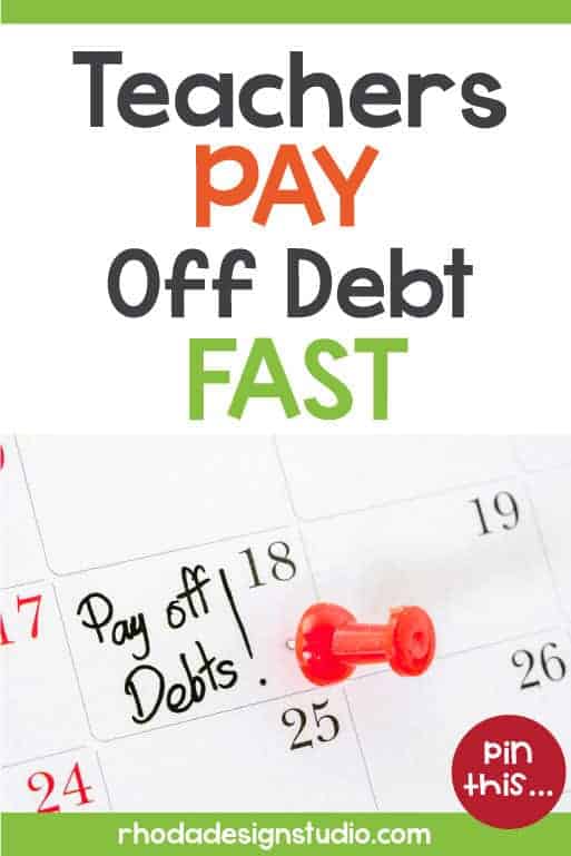 How Can Teachers Pay Off Debt Fast