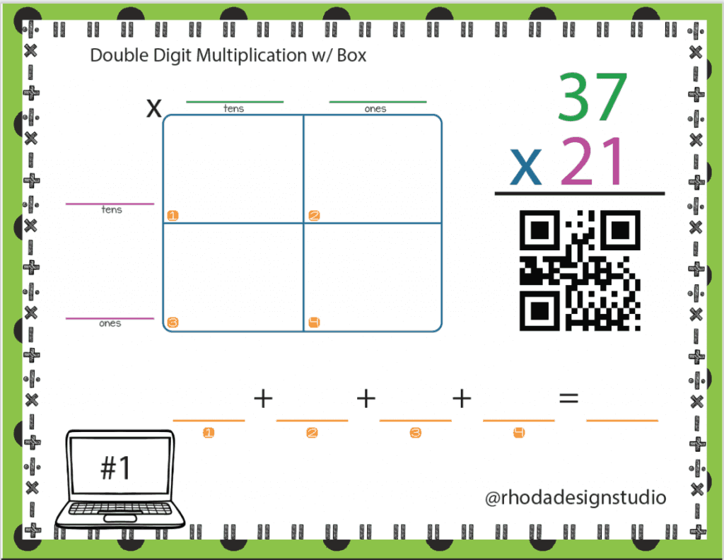 QR Codes in the classroom for extra math practice, library read alouds, web links and more.