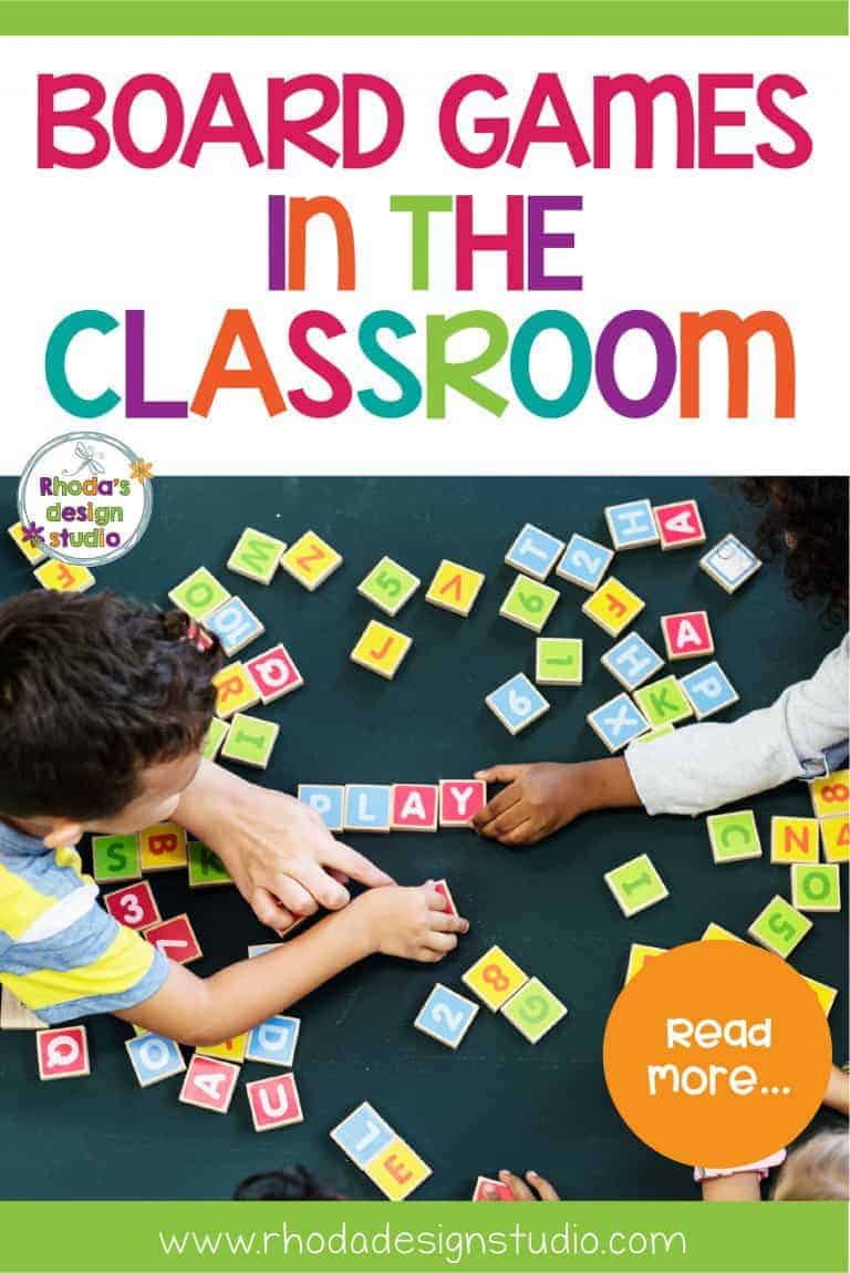 Teaching with board games is a fun way to have students enjoy their learning. Great for math and literacy centers. Kids will have fun playing and teachers will enjoy that they are practicing math and reading skills at the same time.