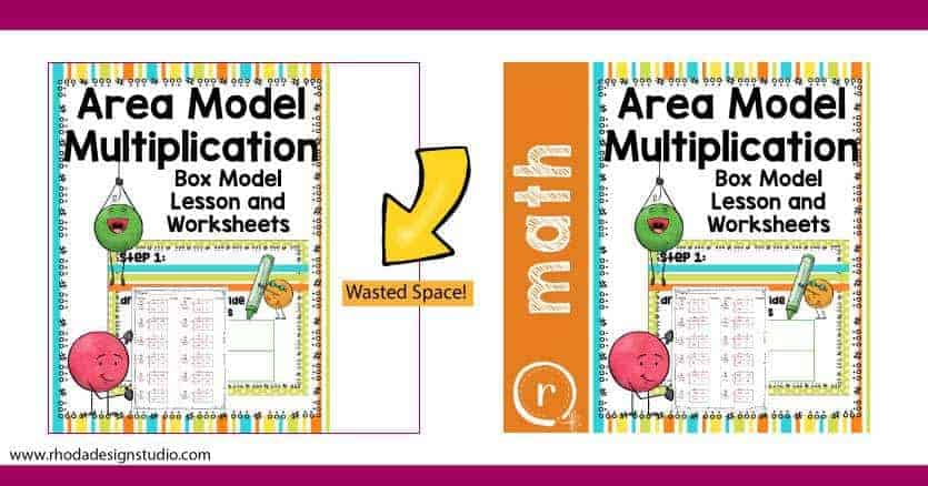 Create a cover image for your Teachers Pay Teachers product that uses all of the space provided. Create a cover for TPT products that catches a buyers eye.