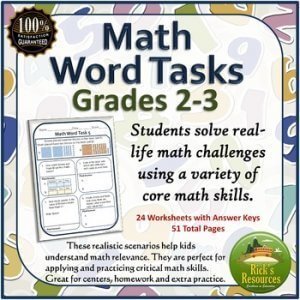 Math word tasks for grades 2-3. k-5 math teaching resources for teachers in the classroom. k-5 math teaching resources for teachers in the classroom. 