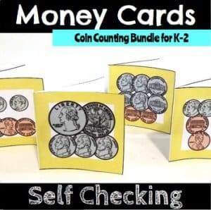 Money cards. Cash counting bundle for grades K-2. k-5 math teaching resources for teachers in the classroom. 