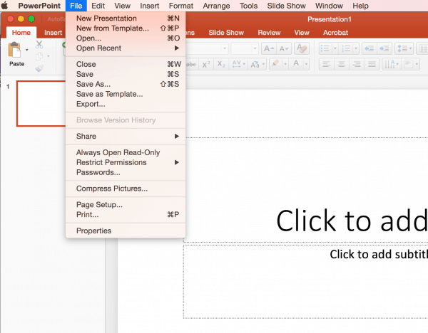 Click on Page Setup to change the dimension of your worksheet pages.
