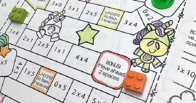 easy to use free multiplication game printables