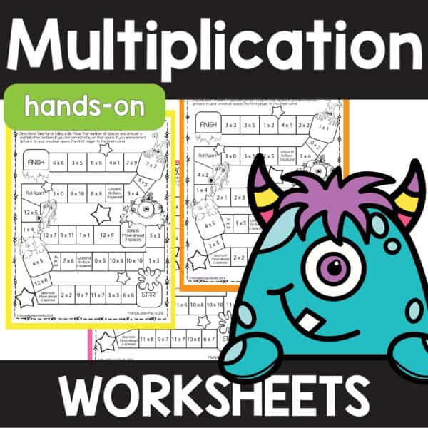 printable multiplication board games for practicing times facts