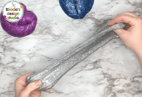 Make glitter slime or unicorn slime with 3 ingredients and these easy to follow directions.