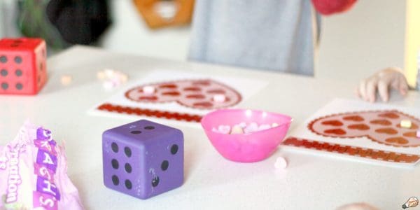 math bingo for valentines day crafts and STEM activities.