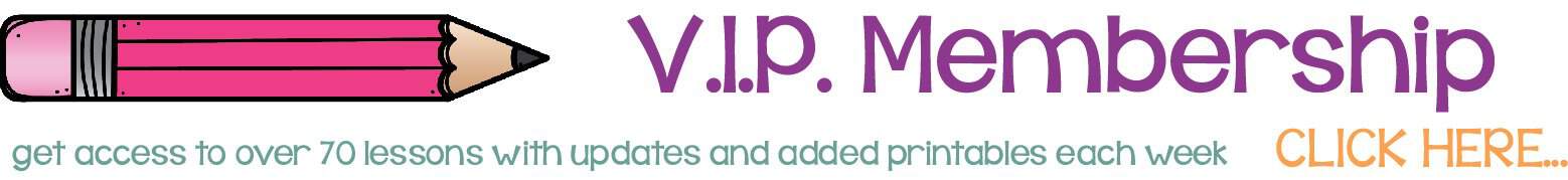 vip membership banner get access to lesson plans and educational resources