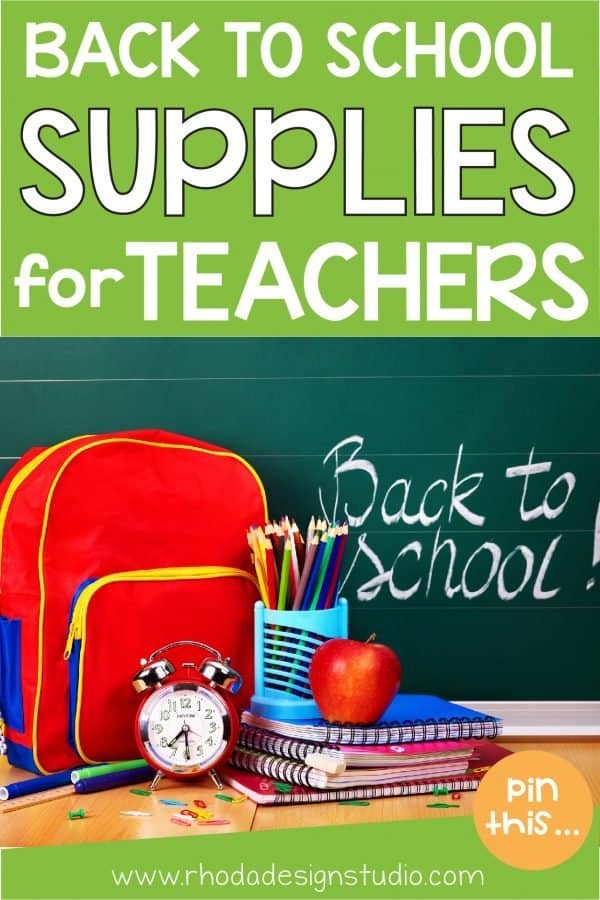 The best back to school teacher supplies. Which ones are you adding to your school supply list? Flair pens? Personal laminator? or an HP Insta Printer?