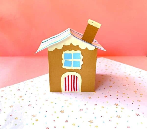Paper-Gingerbread-House-Craft