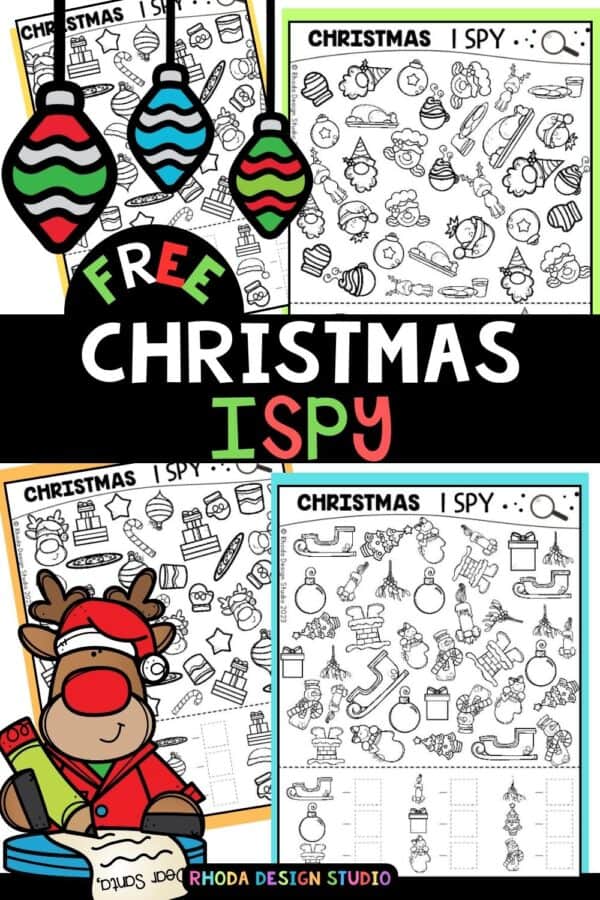 christmas i spy worksheets free download printable for kids