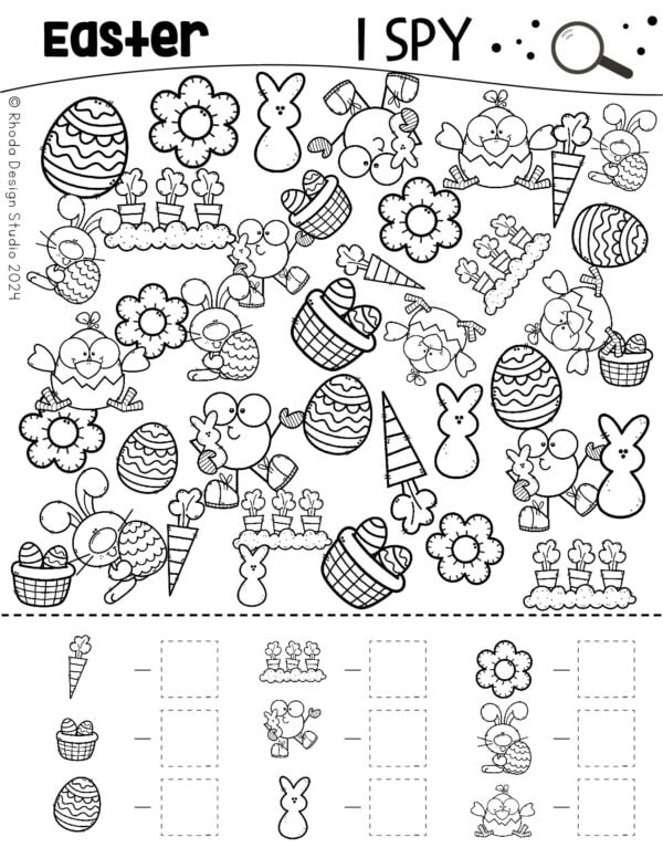 If you're on the hunt for more activities to fill the holiday with joy and learning, there's an array of complimentary Easter printables available including these fun ispy worksheets. They're just waiting to be discovered and promise to deliver more screen-free fun for a spirited and educational Easter celebration.