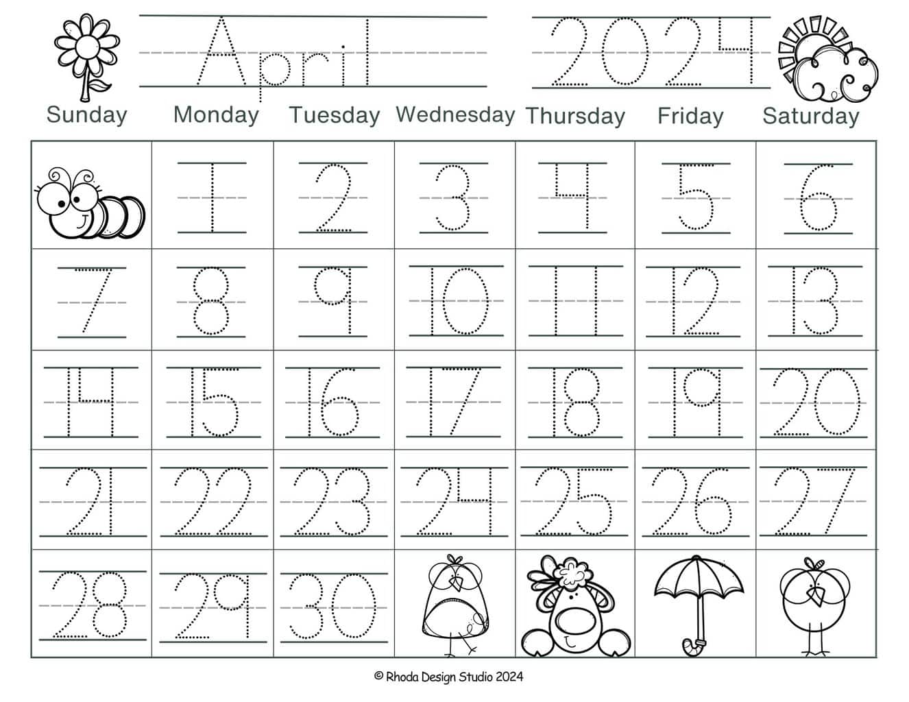 traceable-numbers-april-calendar-with-numbers