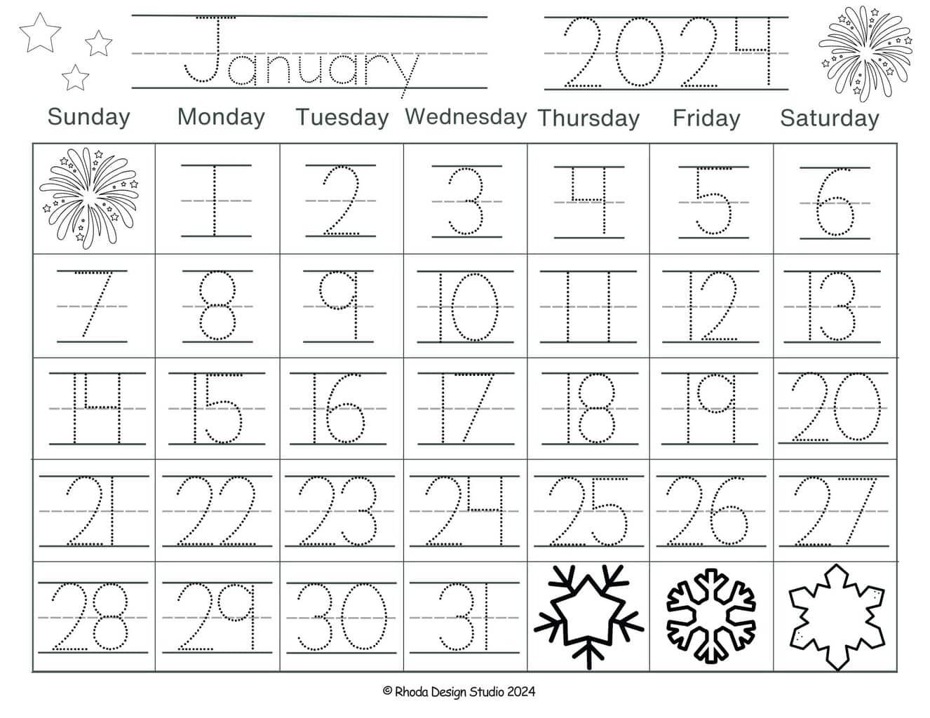 traceable-numbers-january-calendar-with-numbers