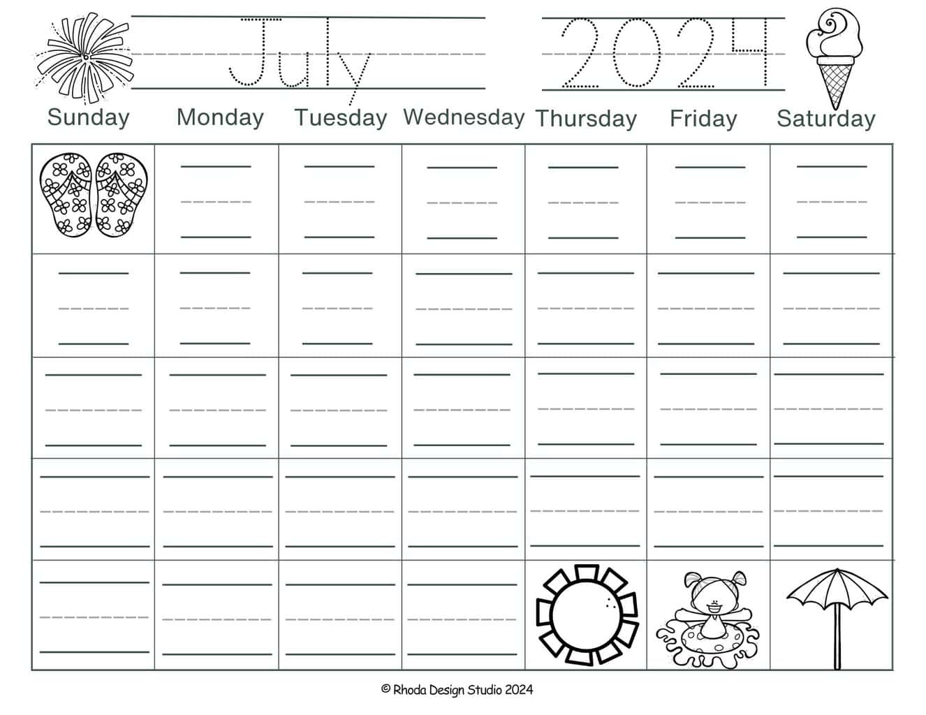 traceable-numbers-july-calendar-fill-in-numbers