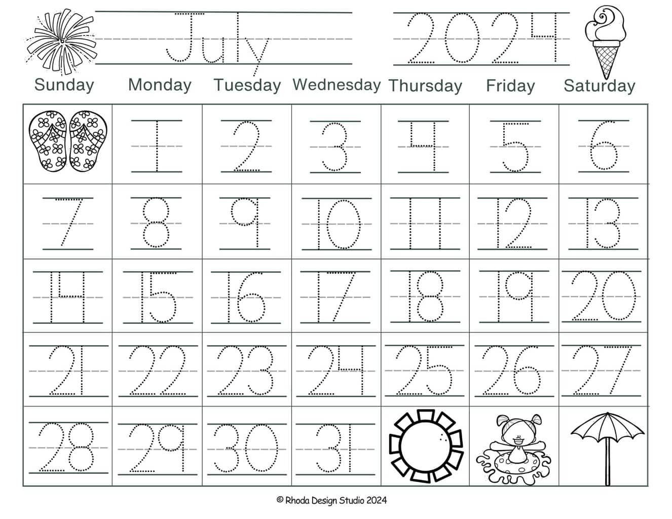 traceable-numbers-july-calendar-with-numbers