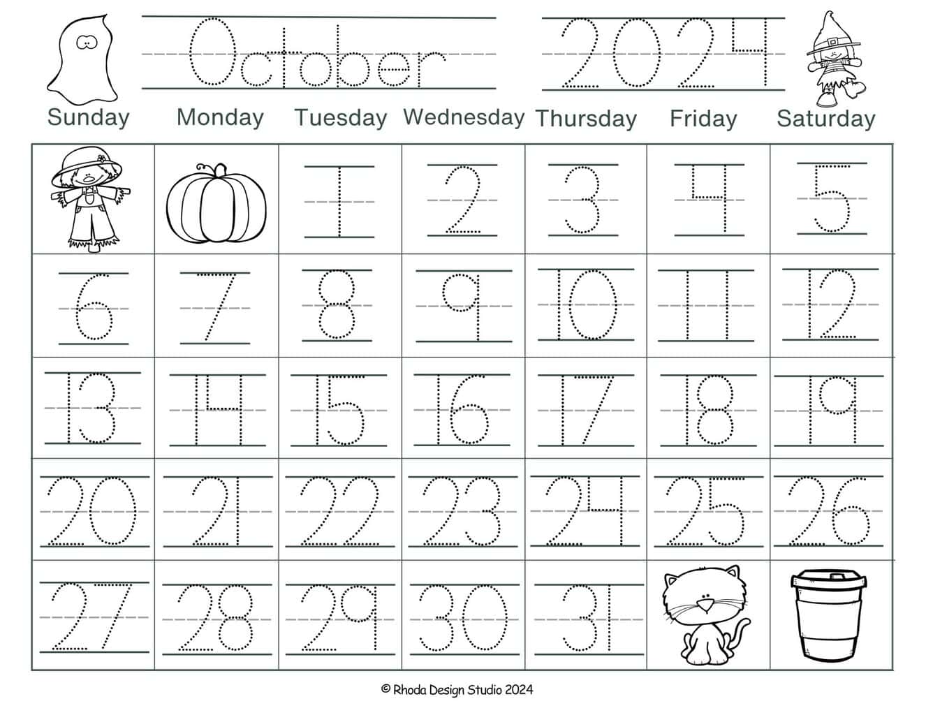 traceable-numbers-october-calendar-with-numbers