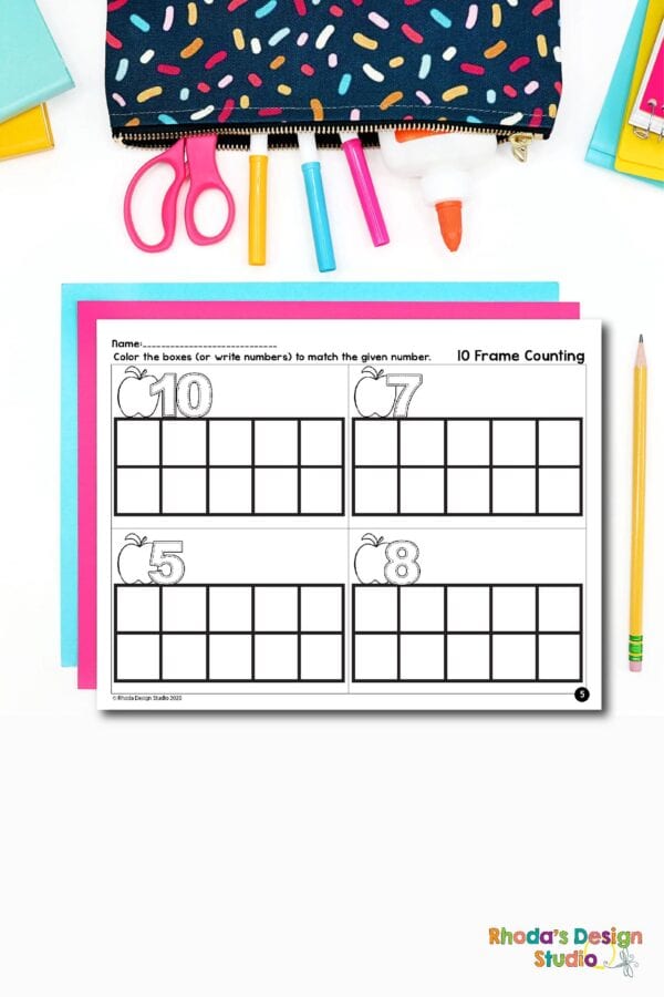 10-frame-counting-worksheets