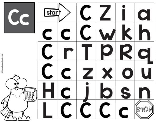 Alphabet_Maze_worksheet_Letter-C