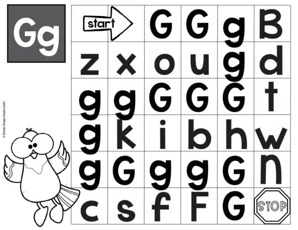 Alphabet_Maze_worksheet_Letter-G