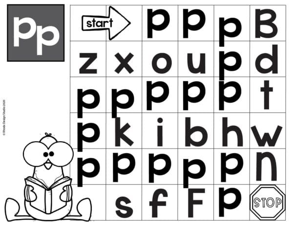 Alphabet_Maze_worksheet_Letter-P