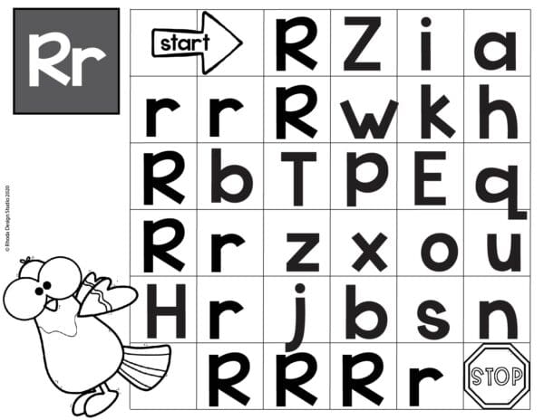 Alphabet_Maze_worksheet_Letter-R