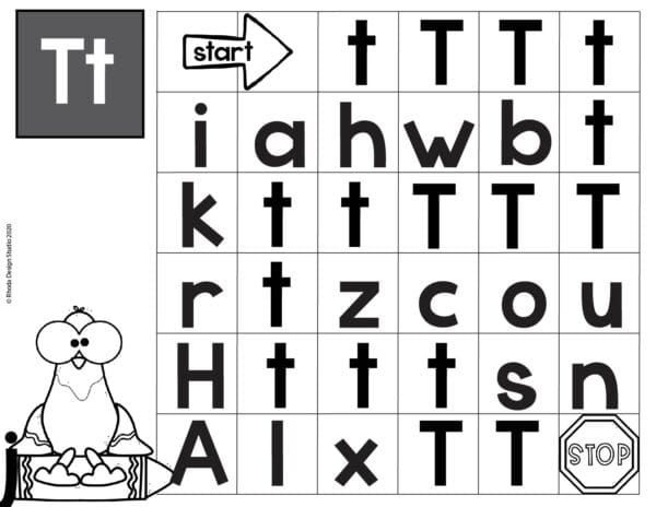 Alphabet_Maze_worksheet_Letter-T