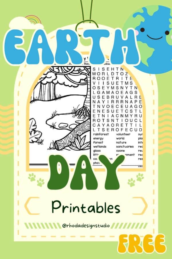earth day free printables