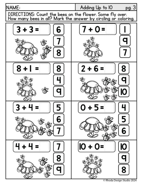 adding-up-to-10-bees-worksheets-03