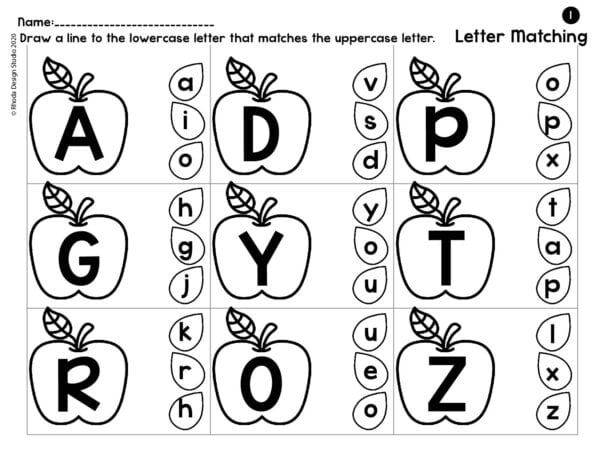 apple-letter_matching_worksheet-1