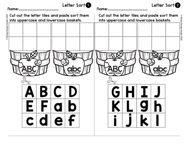 apple-letter_sort_worksheet-1