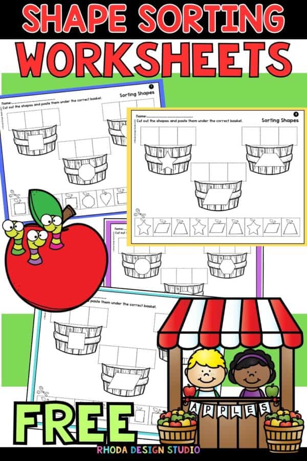 Teach your little ones about 2D shapes with these engaging worksheets! Help them develop shape recognition skills and critical thinking. Click to download and start sorting today! #2DShapeSort #EducationalWorksheets #KidsLearning