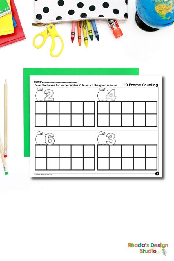 august-10-frames-counting-worksheets