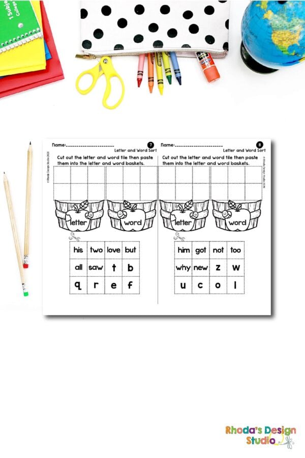 august-letter-or-word-sort-worksheets