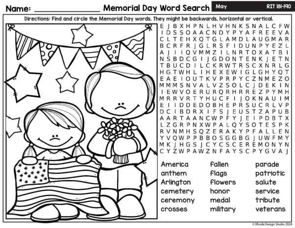 may-ela-packet-181-190_ memorial day word search