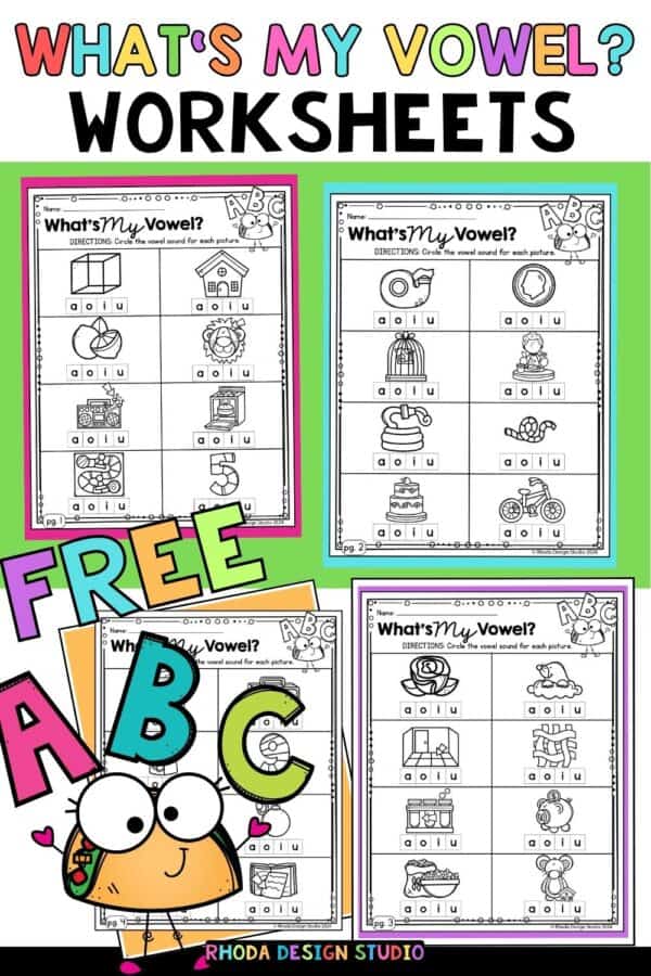 FREEBIE Long Vowels - Silent E - CVCe Worksheets to practice spelling - Phonics Free Printable for kindergarten and first grade reading program #kindergarten #kindergartenphonics #firstgrade #phonics #longvowels