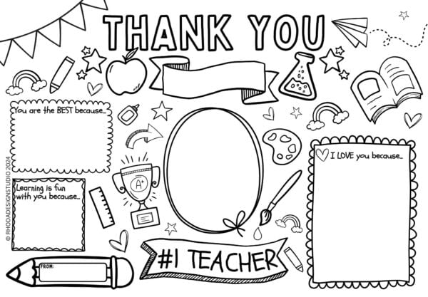 Teacher Appreciation Week Printable