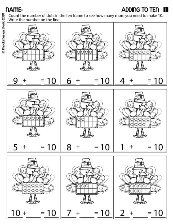 adding_to_10_turkeys_worksheet-1